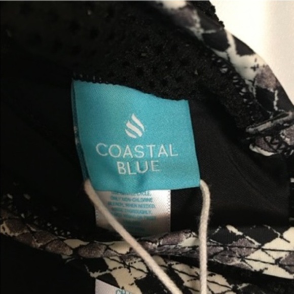 Coastal Blue One-Piece Swimsuit Size Small NWT - Picture 8 of 9